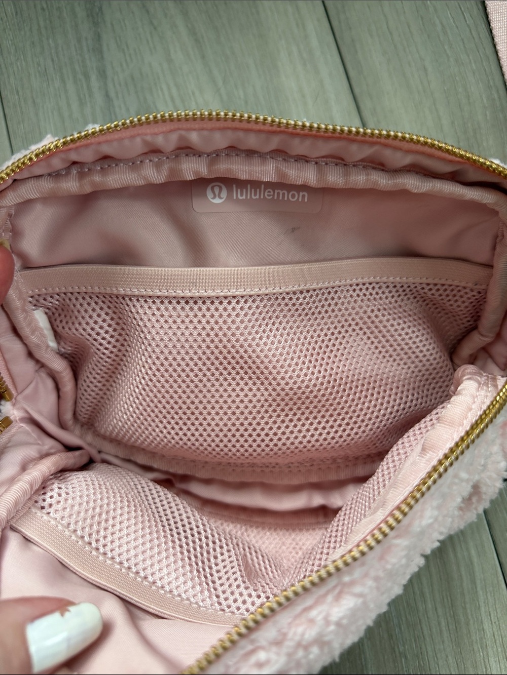 lululemon athletica Pink Fuzzy Pouch - Picture 5 of 5